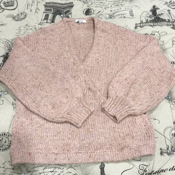 MADEWELL Beresford Wrap-Front Pullover Sweater - Picture 3 of 6